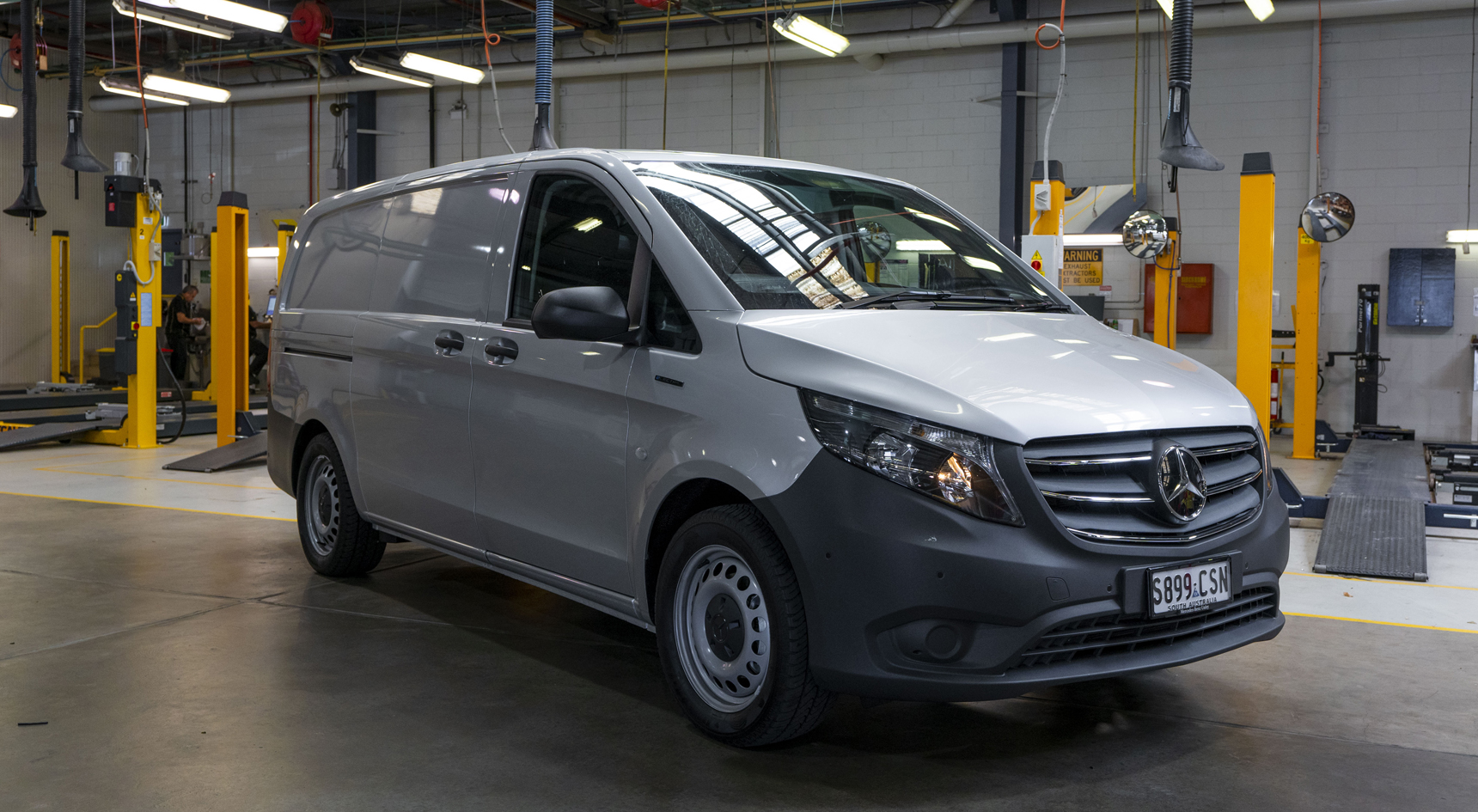 The eVito in the RAA workshop.