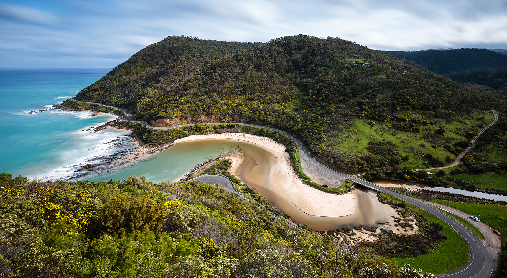 View from Teddy's Lookout in Lorne, Victoria